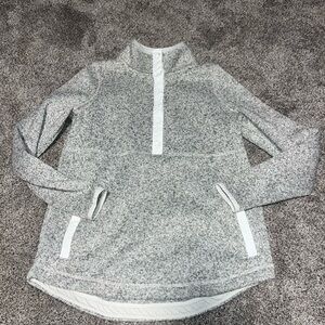 Vineyard Vines Sweater Womens Small Heather Gray Knit Fleece Euc